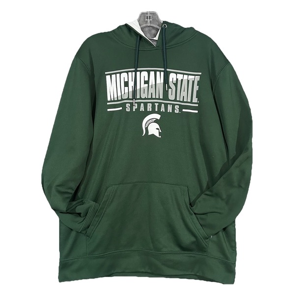 Colosseum Athletics Other - Michigan State Spartans Men's Colosseum Athletics Pullover Hoodie Green Size LRG